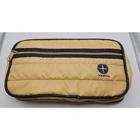 Vintage Varig Brazilian Airlines Business First Class Toiletry/Amenities Kit Bag - Picture 13 of 16